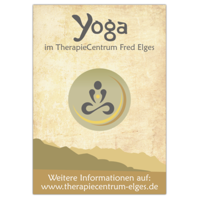 Plakat des Hatha Vinyasa Yoga-Kurses im TherapieCentrum Fred Elges Herne